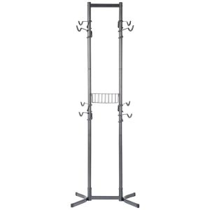 Delta Freestanding Bike Rack (Silver) (4 Bikes)