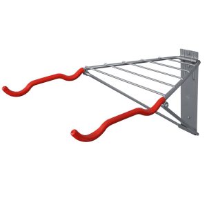 Delta Pablo Folding Bike Rack (Grey/Red) (2 Bikes)