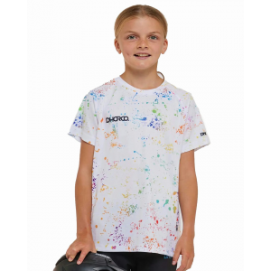 Dharco | Youth Short Sleeve Jersey Men's | Size Small In Paint Splat | Polyester