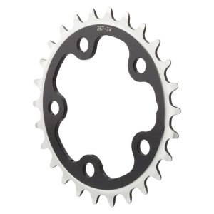 Dimension Chainrings (Black/Silver) (3 x 8/9/10 Speed) (Inner) (74mm BCD) (24T)