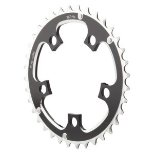 Dimension Chainrings (Black/Silver) (3 x 8/9/10 Speed) (Outer) (94mm BCD) (44T)