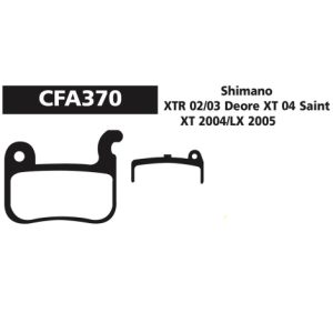 EBC Brake Disc Brake Pads - Standard - Green / FA370 -Shimano Deore/LX/SLX/XT/XTR