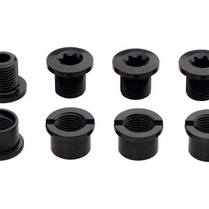 Easton Aluminum Chainring Bolts & Nuts (Black) (M8 x 8.5) (4)