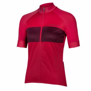 Endura FS260-Pro Women's Short Sleeve Cycling Jersey - Berry / XSmall