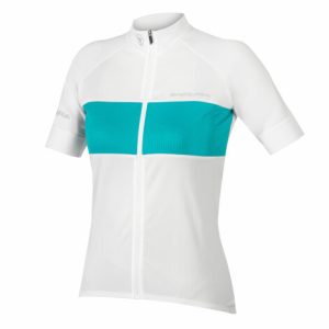 Endura FS260-Pro Women's Short Sleeve Cycling Jersey - White / XLarge