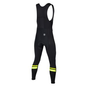 Endura Windchill Bib Tights - Black / Hi Vis Yellow / Small