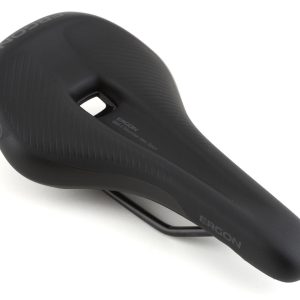 Ergon SM E-Mountain Sport Men's Saddle (Black) (Chromoly Rails) (S/M) (143mm) (E-Bike)