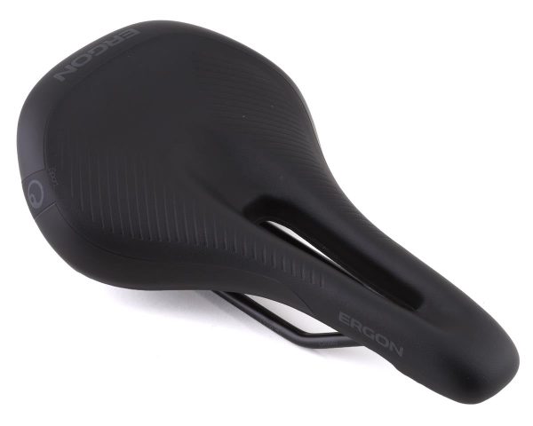 Ergon SM E-Mountain Sport Women's Saddle (Black) (Chromoly Rails) (M/L) (155mm) (E-Bike)