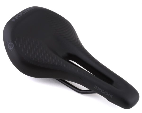 Ergon SM E-Mountain Sport Women's Saddle (Black) (Chromoly Rails) (S/M) (143mm) (E-Bike)