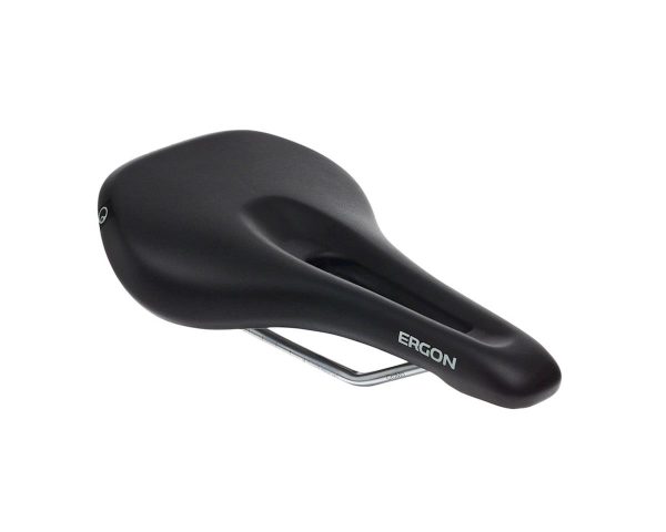 Ergon SM Women's Saddle (Black) (Chromoly Rails) (M/L)