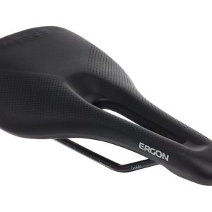 Ergon SR Sport Gel Women's Saddle (Black) (Chromoly Rails) (M/L) (152mm)