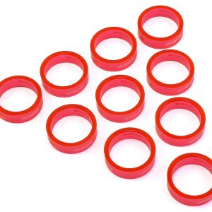 FSA PolyCarbonate Headset Spacers (Red) (1-1/8") (10) (10mm)