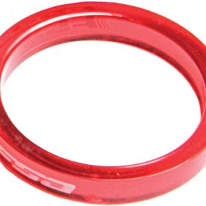 FSA PolyCarbonate Headset Spacers (Red) (1-1/8") (10) (5mm)