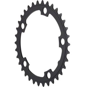 FSA Pro Road Chainrings (Black/Silver) (2 x 10/11 Speed) (Inner) (110mm BCD | Black) (34T)