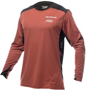 Fasthouse Inc. Youth Alloy Rally Long Sleeve Jersey (Clay/Black) (Youth L)