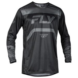 Fly Racing Youth Rayce Long Sleeve Jersey (Black/Charcoal) (Youth L)