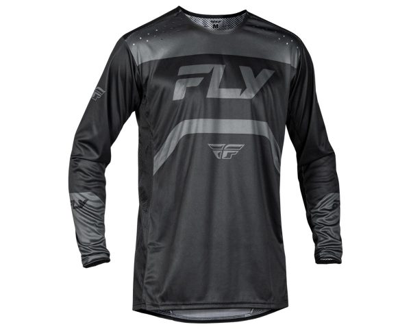 Fly Racing Youth Rayce Long Sleeve Jersey (Black/Charcoal) (Youth L)