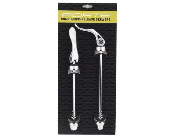 Forte Comp Quick Release Skewer Set (Silver) (100/130mm) (Road Bike)