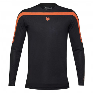 Fox Apparel | Flexair Aviation Long Sleeve Jersey Men's | Size Large In Graphite