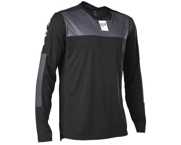 Fox Racing Defend Long Sleeve Jersey (Fox Head Black) (S)