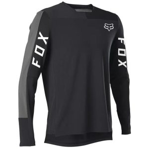 Fox Racing Defend Pro Long Sleeve Jersey (Black) (L)