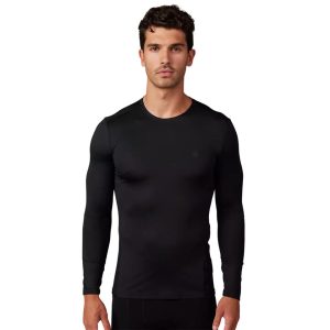 Fox Racing Tecbase Long Sleeve Base Layer (Black) (S)