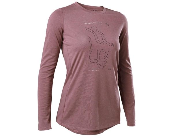 Fox Racing Women's Ranger Drirelease Long Sleeve Jersey (Plum Perfect) (M)