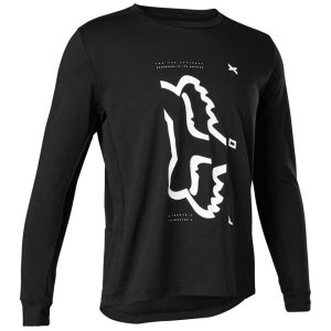 Fox Racing Youth Ranger DriRelease Long Sleeve Jersey (Black) (Youth M)