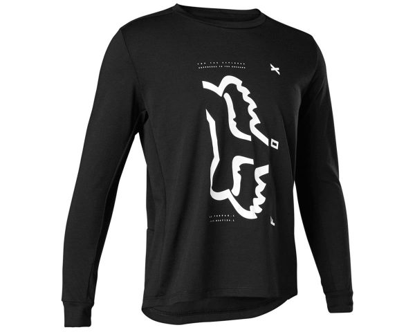 Fox Racing Youth Ranger DriRelease Long Sleeve Jersey (Black) (Youth M)