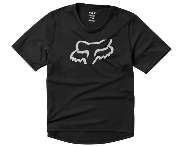 Fox Racing Youth Ranger Short Sleeve Jersey (Black) (Youth M)