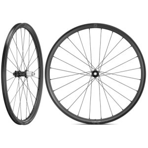 Fulcrum Rapid Red Carbon DB Gravel Wheelset - 700c - Black / 12mm Front - 142x12mm Rear / Shimano / Centerlock / Pair / 11-12 Speed / Clincher / 700c