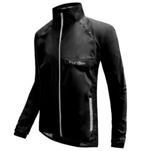 Funkier Attack Waterproof Rain Jacket - Black / Small