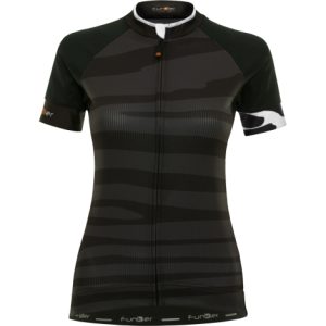 Funkier Prima Pro Ladies Short Sleeve Cycling Jersey - Black / XSmall