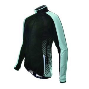 Funkier Tacona Ladies Soft Shell Windstopper Jacket - Black / Mint / Large