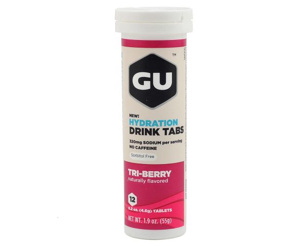 GU Hydration Drink Tablets (Tri Berry) (8 Tubes)