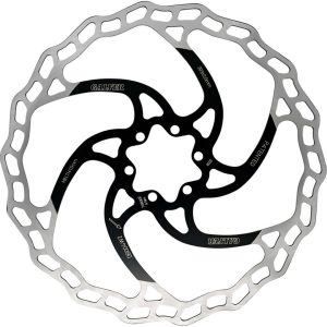 Galfer Wave MTB/E-Bike Disc Brake Rotor (Silver) (6-Bolt) (203mm)