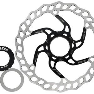 Galfer Wave Mountain Bike Disc Brake Rotor (Black) (Centerlock) (160mm)