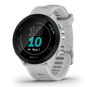 Garmin Forerunner 55 GPS Running Watch (Whitestone)