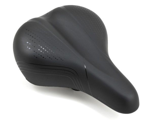 Giant Contact City Unisex Saddle (Black) (Chromoly Rails) (210mm)