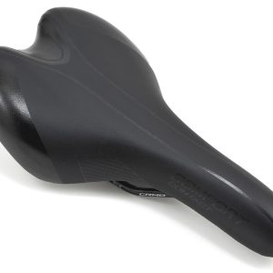 Giant Contact Comfort Saddle (Black) (Chromoly Rails) (150mm)