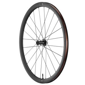 Giant SLR 1 36 Disc Road Wheels (Black) (Front) (12 x 100mm) (700c) (Centerlock) (Tubeless)