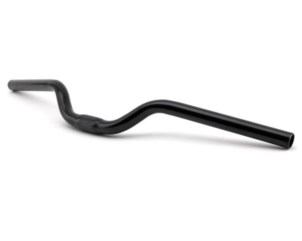 Giant Steel Comfort Handlebar (Black) (25.4mm) (2.5" Rise) (640mm) (9deg Sweep)