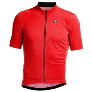 Giordana Fusion Short Sleeve Jersey (Cherry Red) (L)