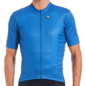 Giordana Fusion Short Sleeve Jersey (Classic Blue) (S)