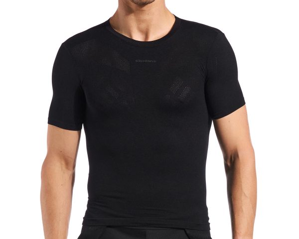 Giordana Light Weight Knitted Short Sleeve Base Layer (Black) (3XL/4XL)