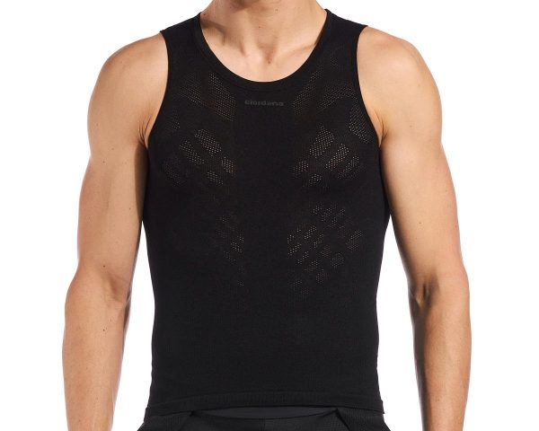 Giordana Light Weight Knitted Sleeveless Base Layer (Black) (XS/S)