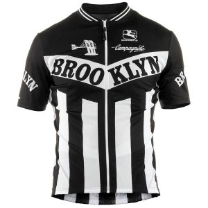 Giordana Team Brooklyn Vero Pro Fit Short Sleeve Jersey (Black) (M)