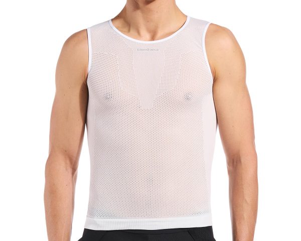 Giordana Ultra Light Knitted Tank Base Layer (White) (XS/S)