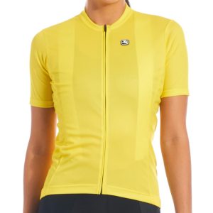 Giordana Women's Fusion Short Sleeve Jersey (Meadowlark Yellow) (L)