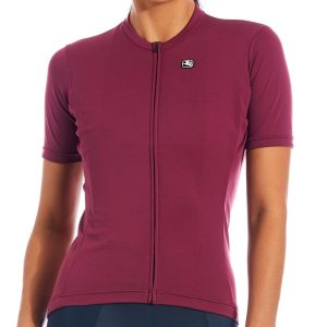 Giordana Women's Fusion Short Sleeve Jersey (Sangria) (M)